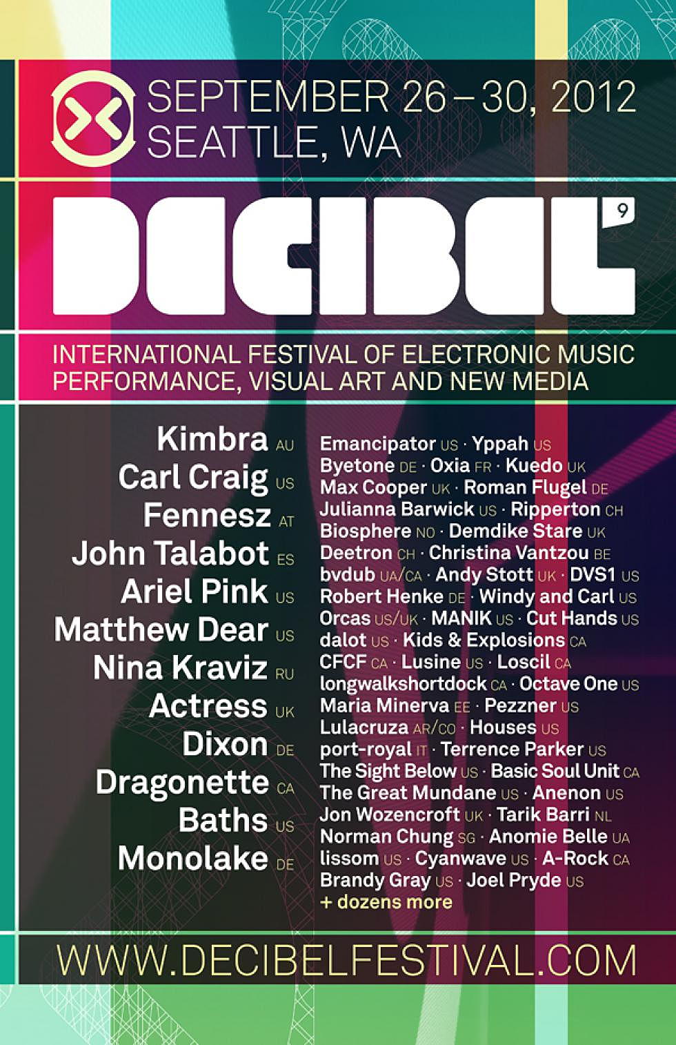Elektro Exclusive &#8211; Decibel Festival Lineup Announced &#8211; Find Your Fave EDM ACTS NOW!
