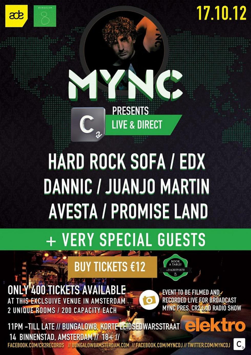 ADE EVENT: MYNC Presents Hard Rock Sofa, EDX, Dannic &#038; More at Bungalow 8