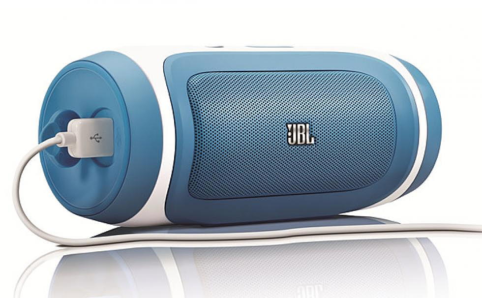 JBL Charge, portable charger and wireless audio device