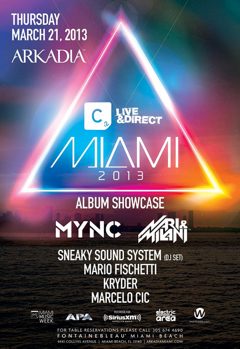 Cr2 Records Miami 2013 Album Showcase with MYNC, Nari &#038; Milani + more