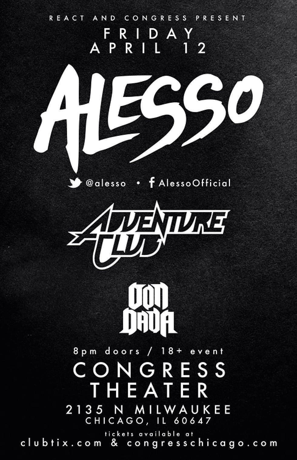 Alesso &#038; Adventure Club @ Congress Theater 4/12