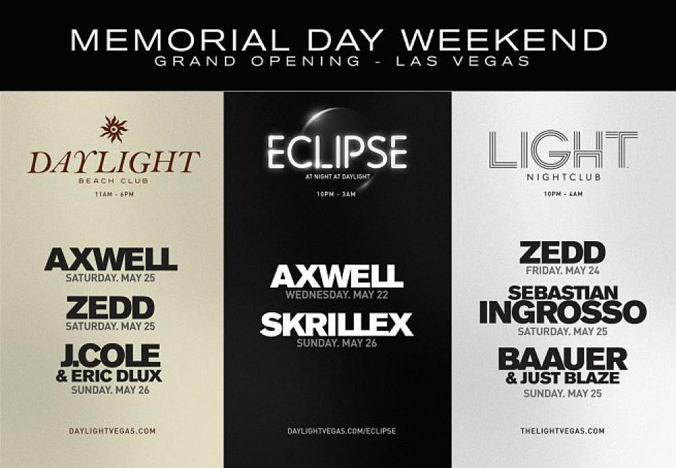 Light Nightclub announces Memorial Day Weekend Lineup