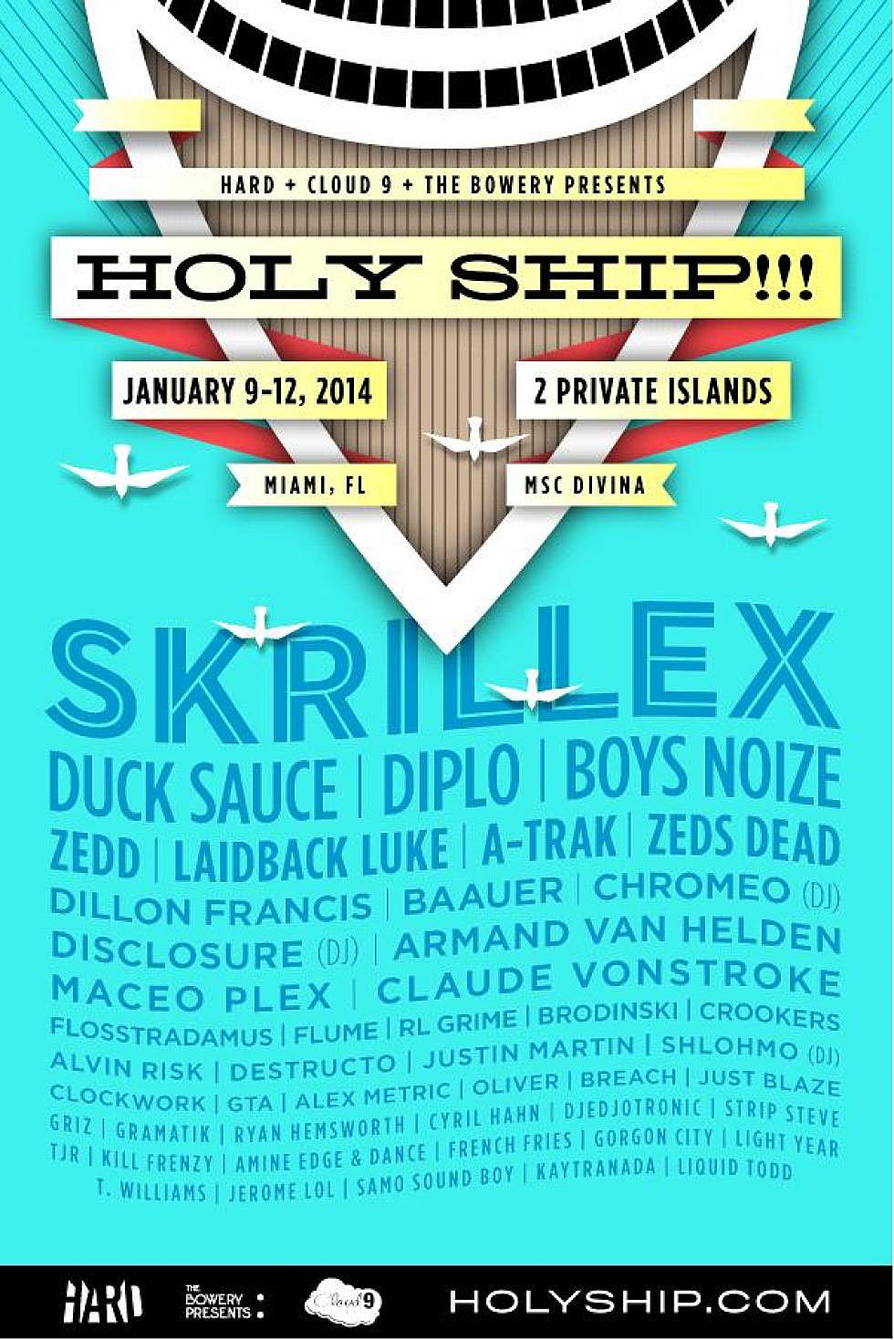 HOLY SHIP!!! artists announced &#038; new ship revealed