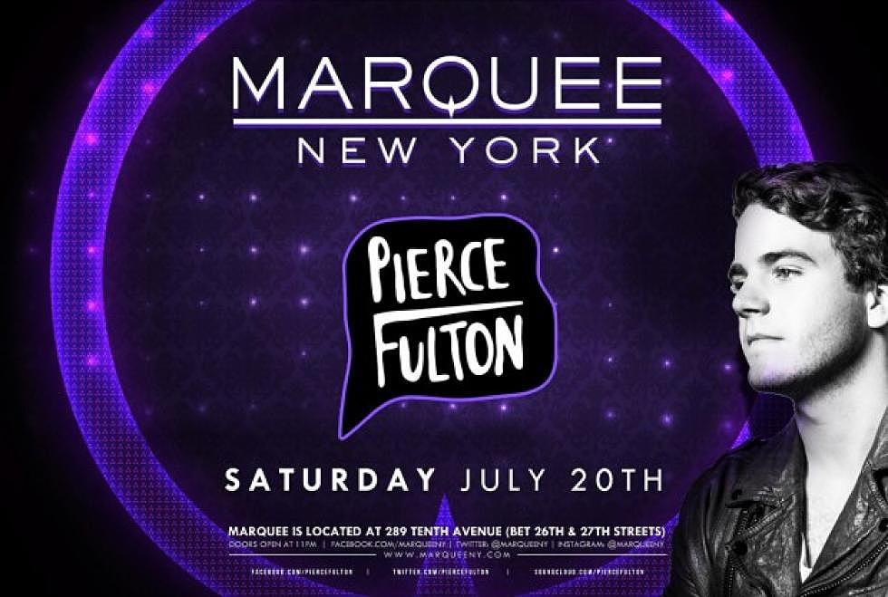 CONTEST: Win a meet and greet &#038; the VIP experience with Pierce Fulton @ Marquee NYC 7/20