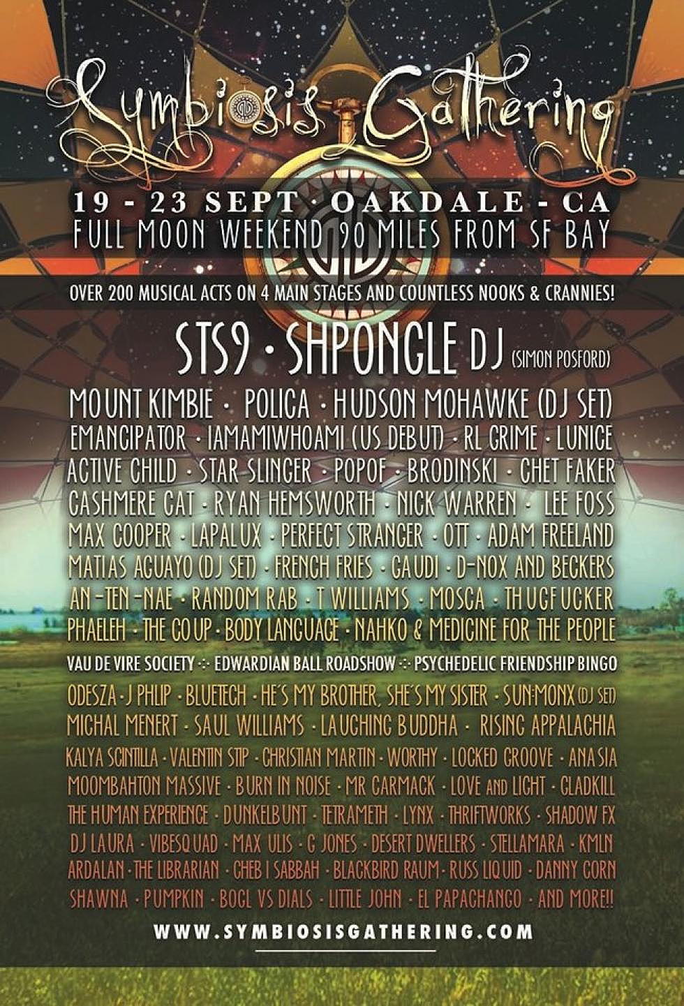 Symbiosis Gathering 2013, Oakdale, CA, September 19th-23rd