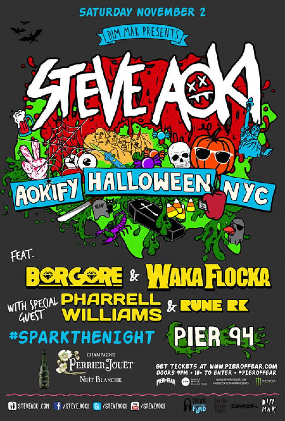 Contest: Win a pair of VIP tickets to Steve Aoki&#8217;s &#8220;Aokify America&#8221; Tour @ Pier 94, NYC 11/1 &#038; 11/2