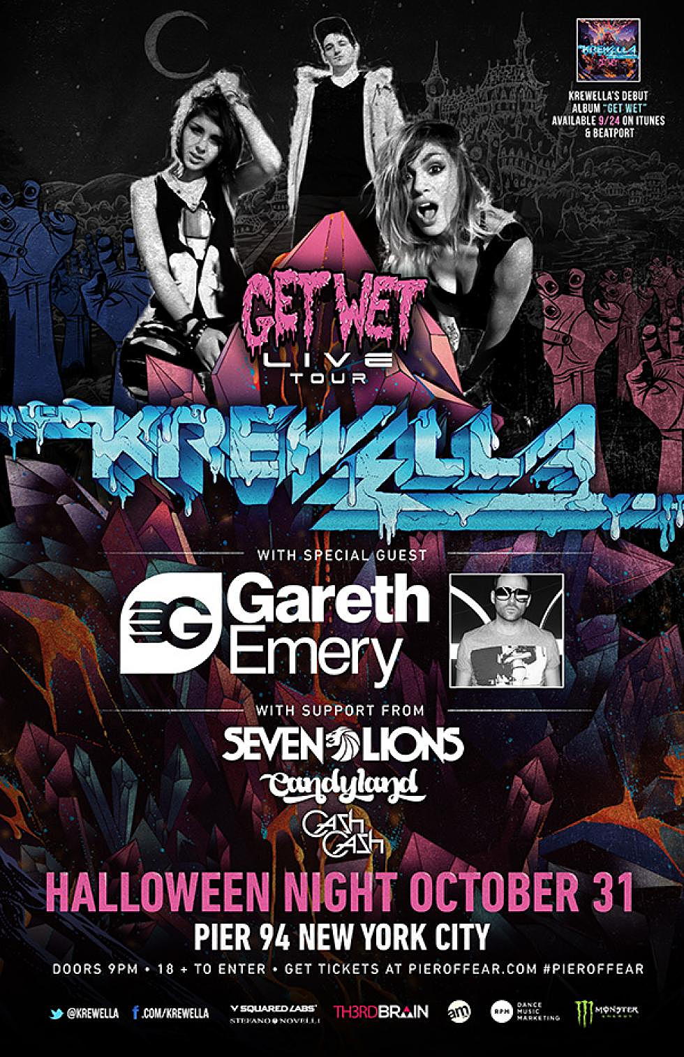 Contest: Win a pair of VIP tickets for Krewella @ Pier Of Fear, NYC 10/31