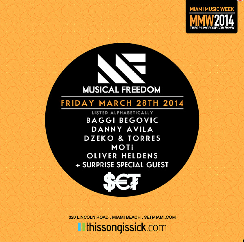 Contest: Win tickets to Musical Freedom @ SET, Miami 3/28