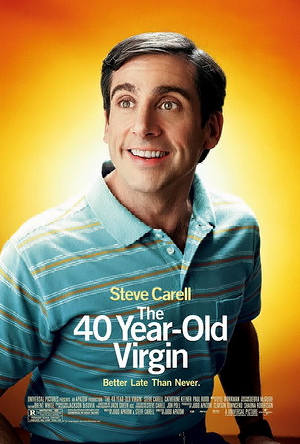 40 Year Old Virgin movie poster.