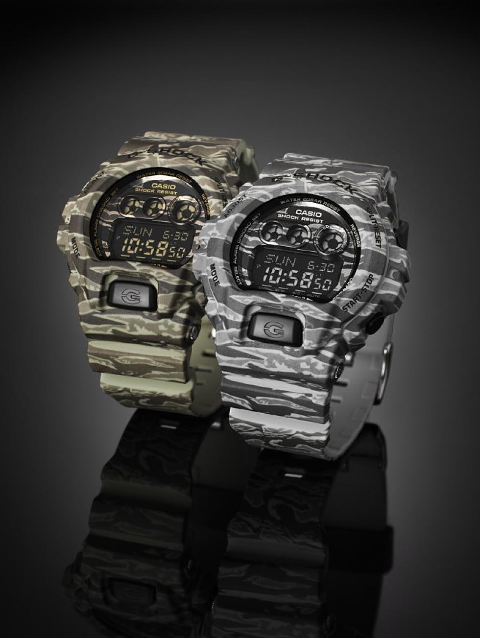 Camo Casio G-Shock Watches.