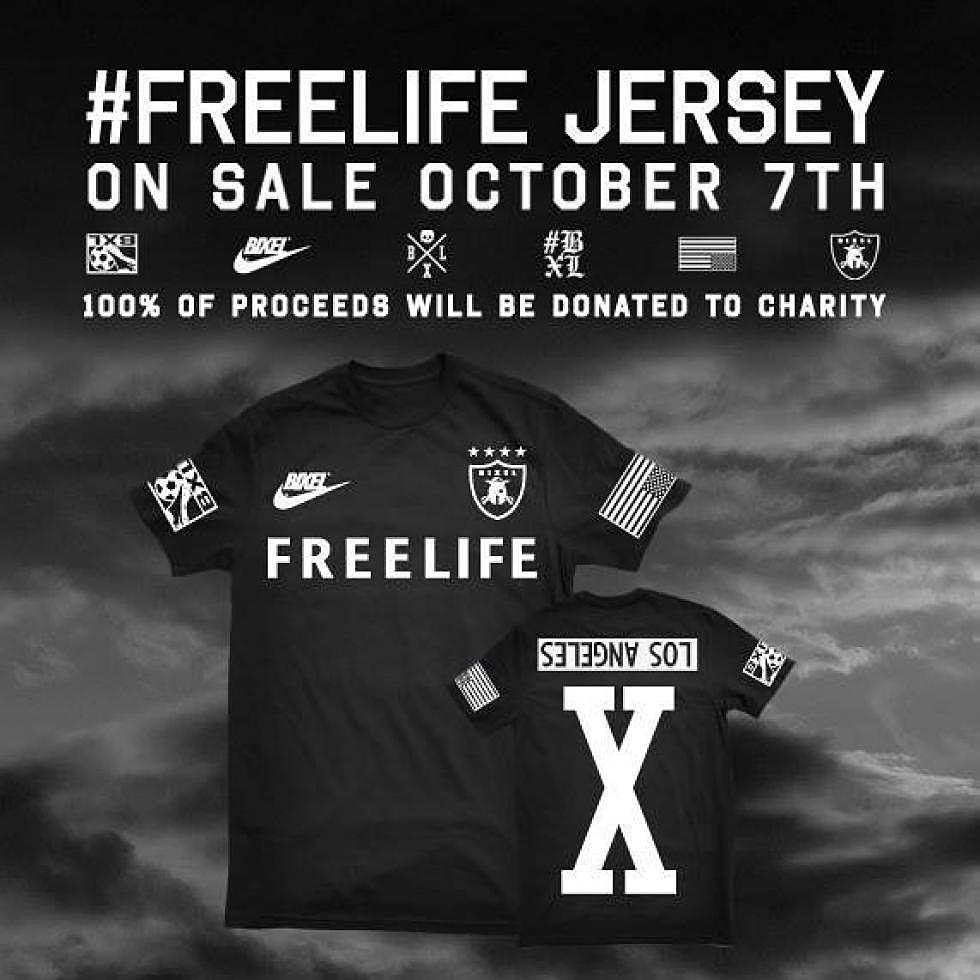 Bixel Boys&#8217; Charity #FREELIFE Jerseys