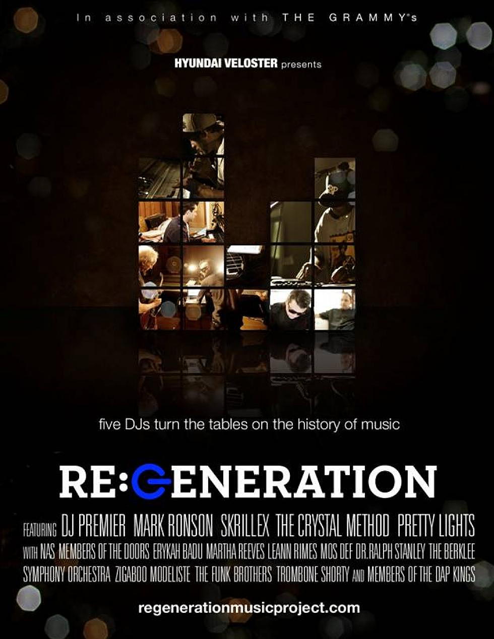 TUNE-IN: RE:GENERATION Live Stream with DJ Premier, Skrillex, The Crystal Method and Erykah Badu