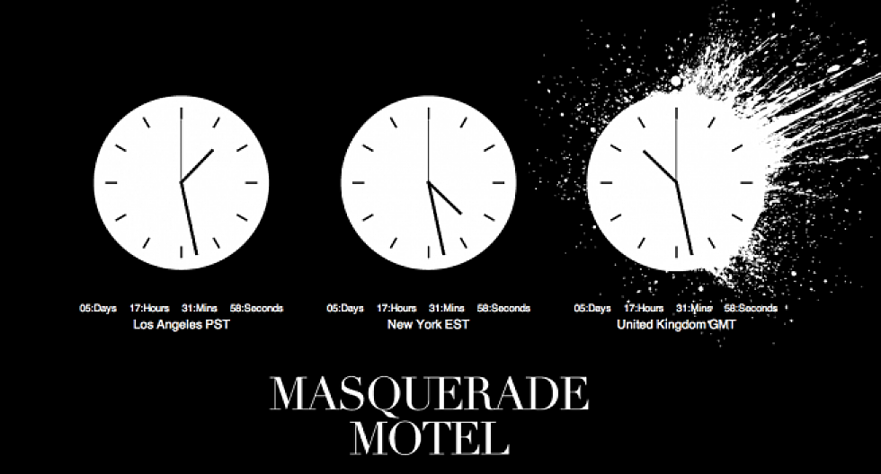Masquerade Motel Check In Time- Time&#8217;s A Wasting!