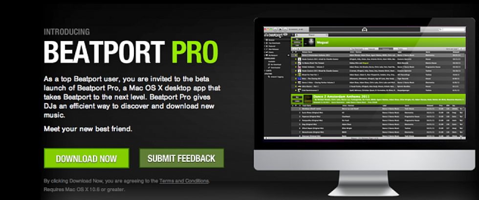 Beatport Pro App for Desktop
