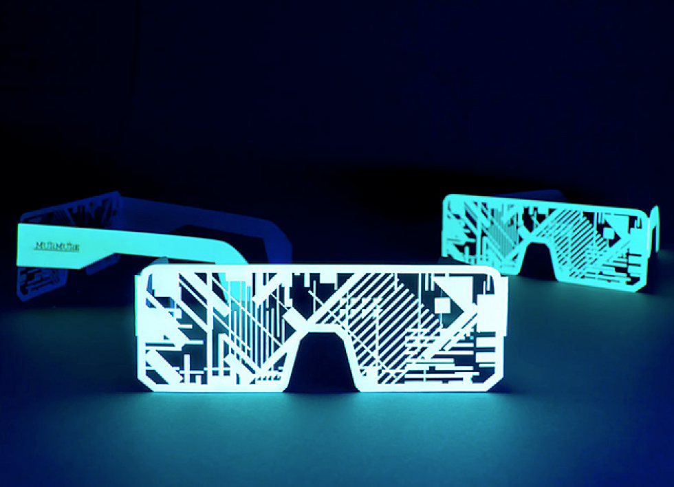 Festival Fashion: Some Shady Wear: check out the new electro-phosphorescent glasses by Murmure