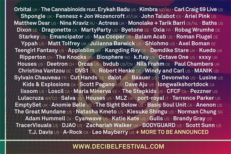 ELEKTRO EXCLUSIVE: Decibel Festival Adds Orbital, MartyParty and More