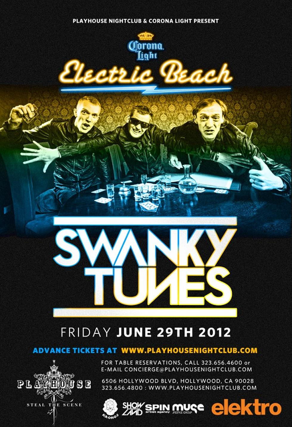 Swanky Tunes @ Electric Beach x Playhouse Nightclub June 29th + Contest to win tons of Prizes