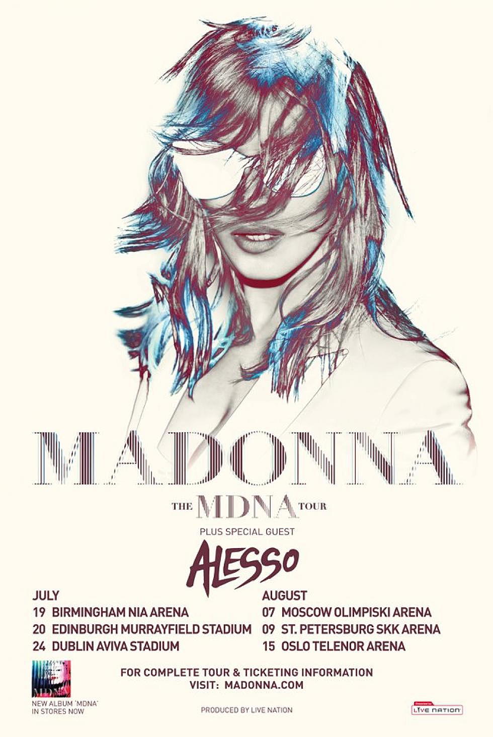 Alesso to support Madonna on MDNA tour