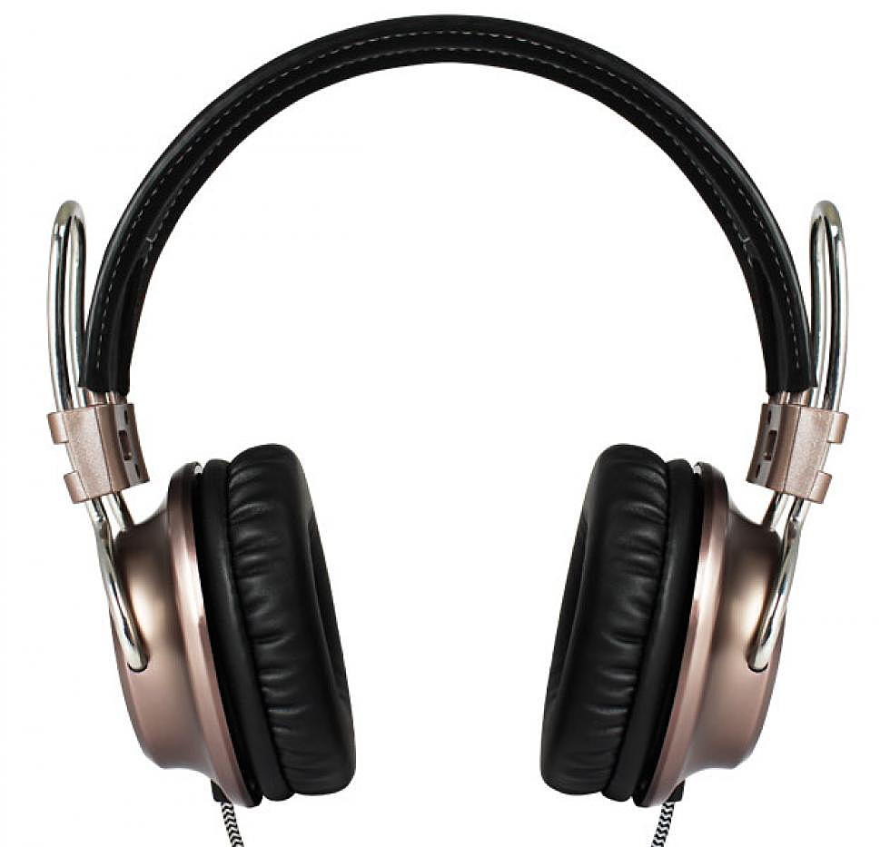 Metal and Leather Aviation Design Inspired Headphones by California Headphones