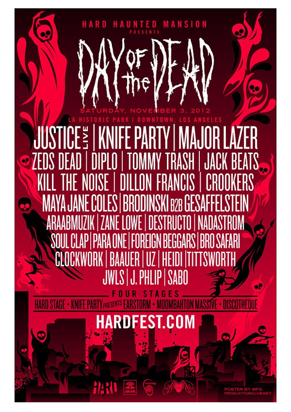 HARD &#8220;Day of the Dead&#8221; Full Lineup Announcement