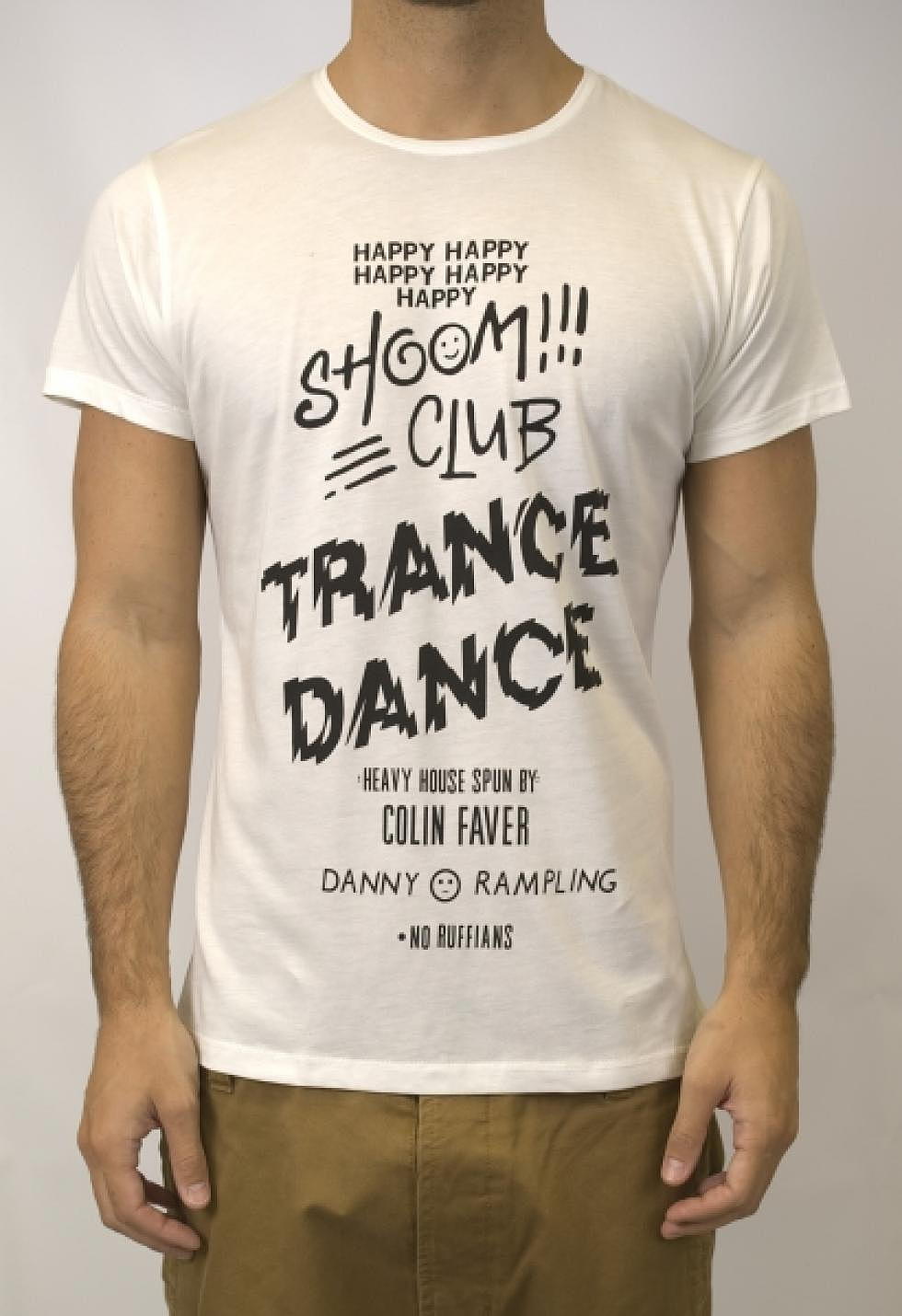 Trance dance flyer T-Shirt to commemorate Legendary Shoom Club