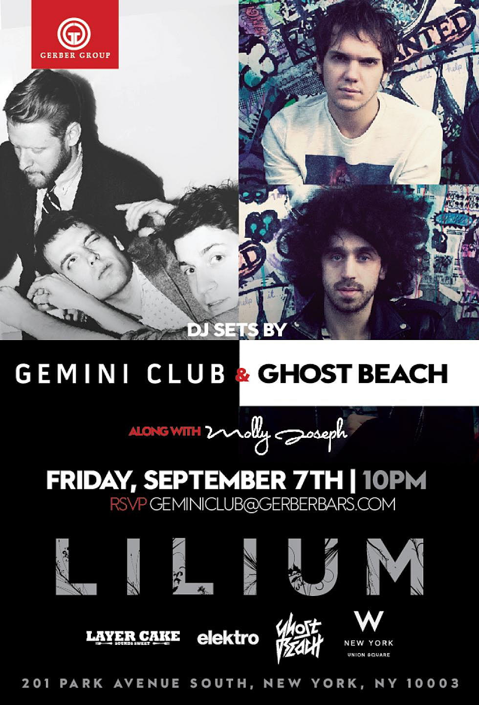 mercedes-benz fashion week: Gemini Club &#038; Ghost Beach w/ Molly Joseph at Lilium