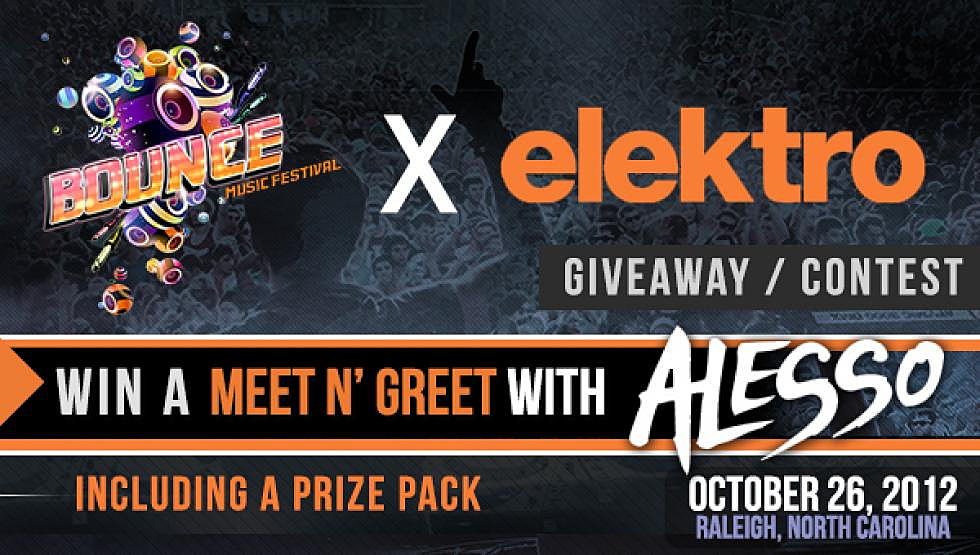 Bounce Music Festival x elektro Presents: Meet n Greet w/ Alesso + Prize Pack