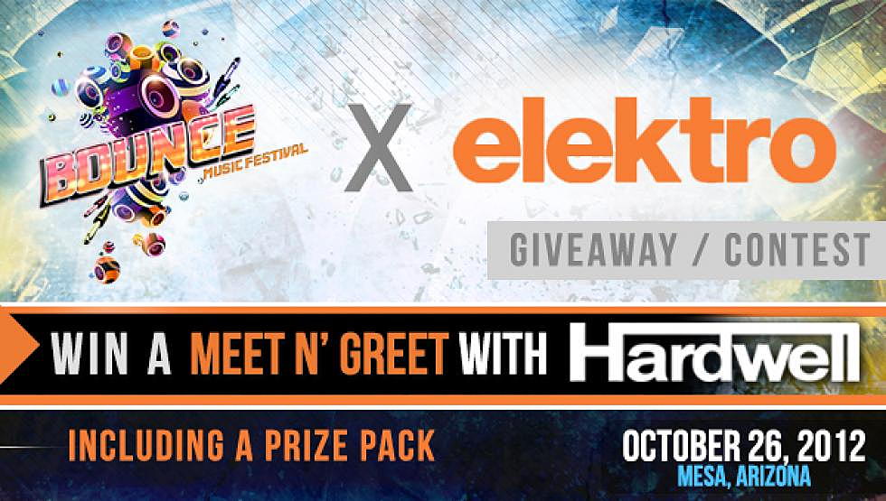 Bounce Music Festival x elektro Presents: Meet n Greet w/ Hardwell + Prize Pack