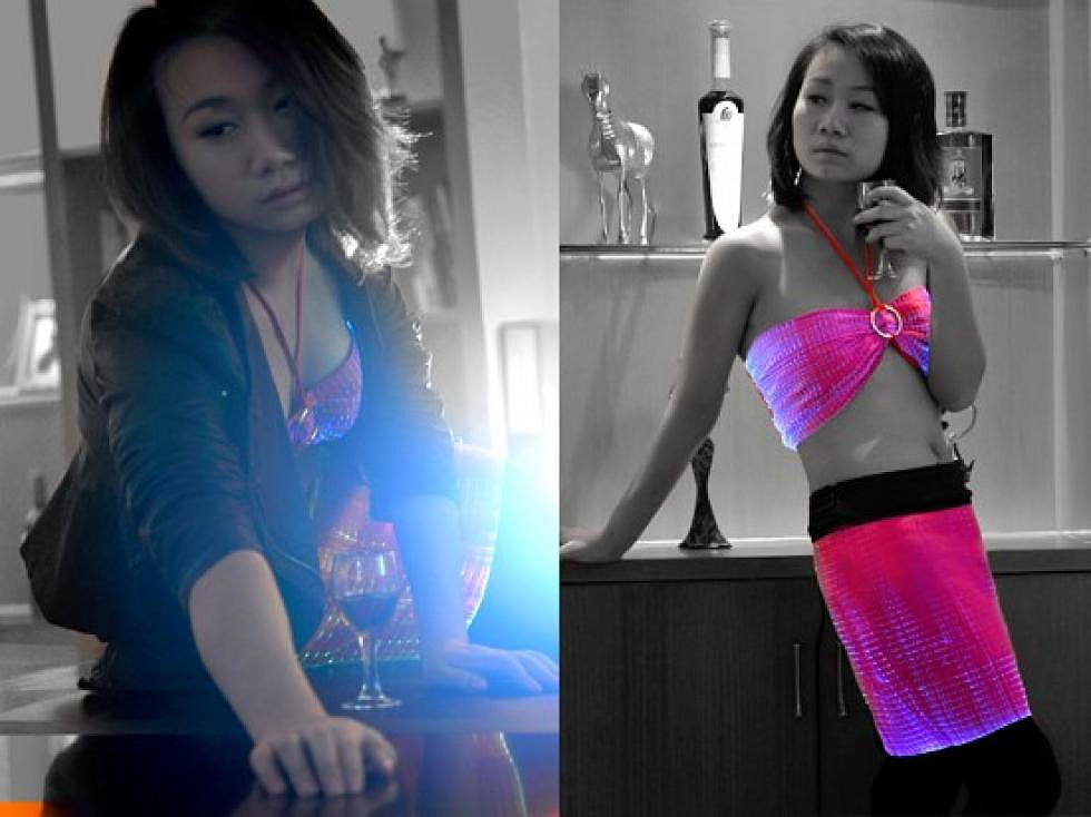 Remote-controlled LED Clothes