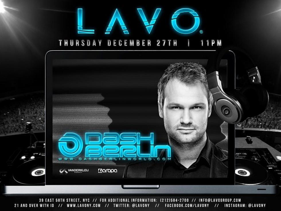 Dash Berlin at Lavo NY tonight. Want to win tickets?