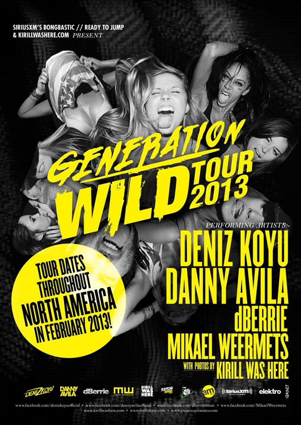 Generation Wild Tour 2013 w/ Deniz Koyu, Danny Avila, dberrie &#038; more
