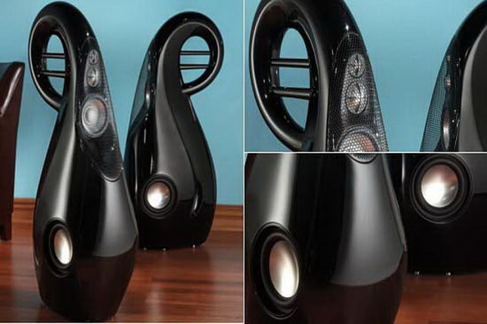 Swan Shaped Lacrima speakers