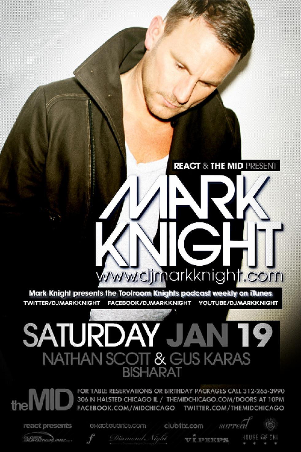 Mark Knight at The Mid Saturday January 19th