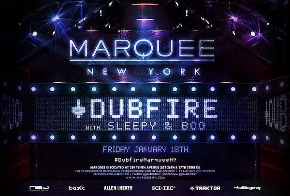Marquee New York Presents Dubfire Tonight W/ Sleepy &#038; Boo