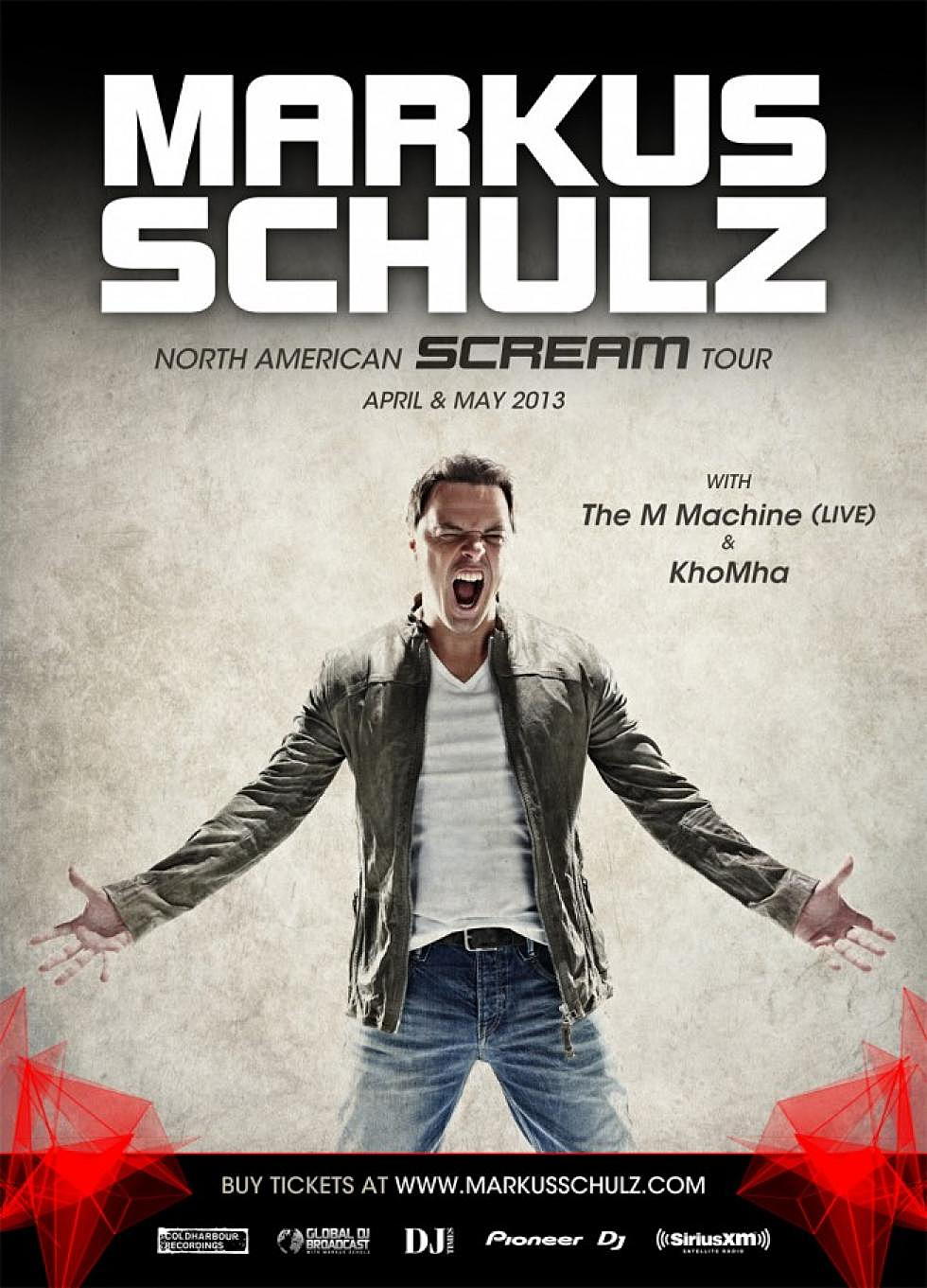 elektro exclusive: MARKUS SCHULZ ANNOUNCES 2013 SPRING NORTH AMERICAN BUS TOUR