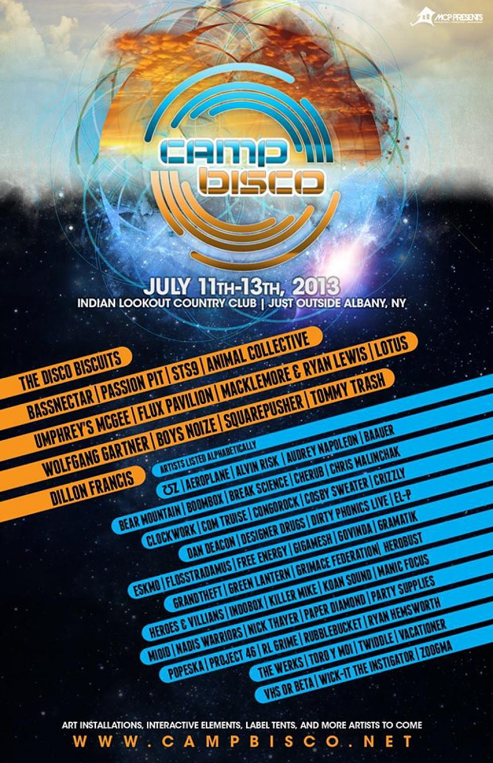 Camp Bisco &#8217;13 Lineup Revealed