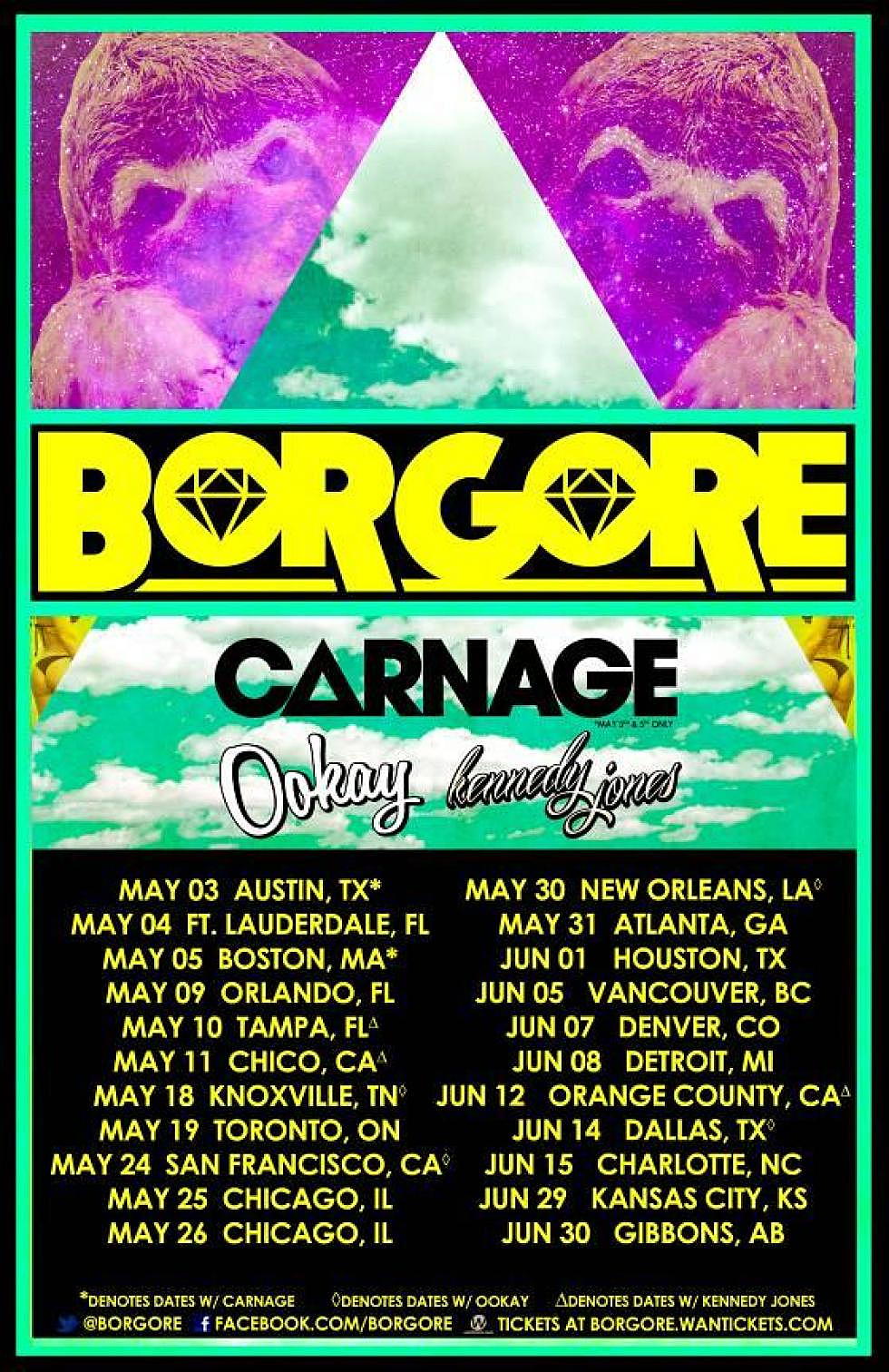 Borgore Launching Spring Tour in May Featuring Support from Carnage, Kennedy Jones and Ookay