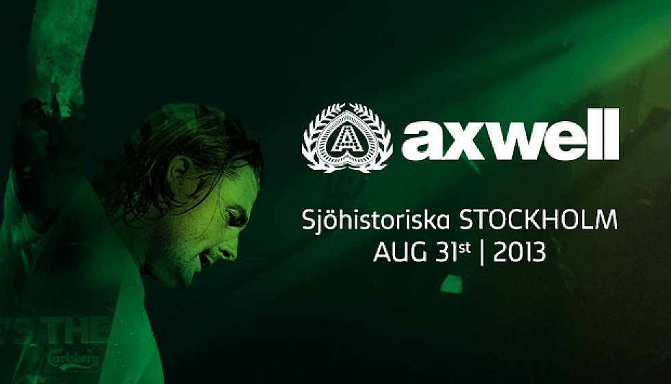 Axwell to play Swedish Maritime Museum, Stockholm on August 31st for &#8220;Where&#8217;s The Party?&#8221;