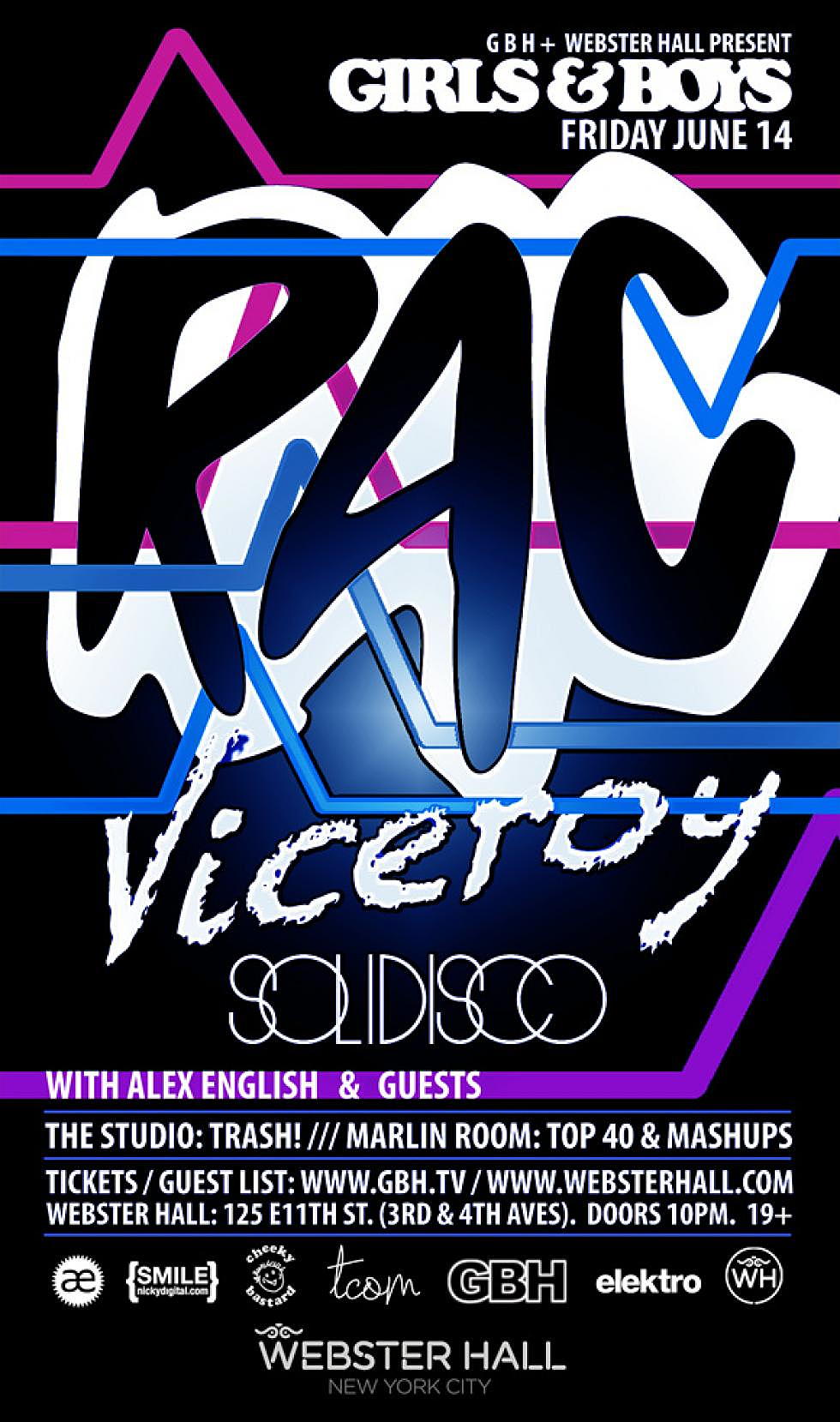 RAC, Viceroy, and Solidisco @ Webster Hall 7/17 Reviewed