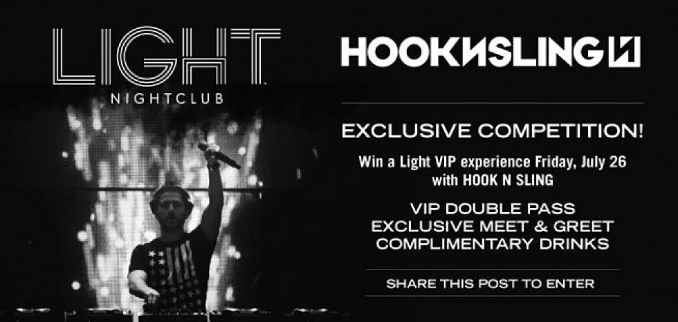 CONTEST: Win the ultimate VIP experience @ LIGHT Nightclub, Las Vegas for Hook N Sling 7/26