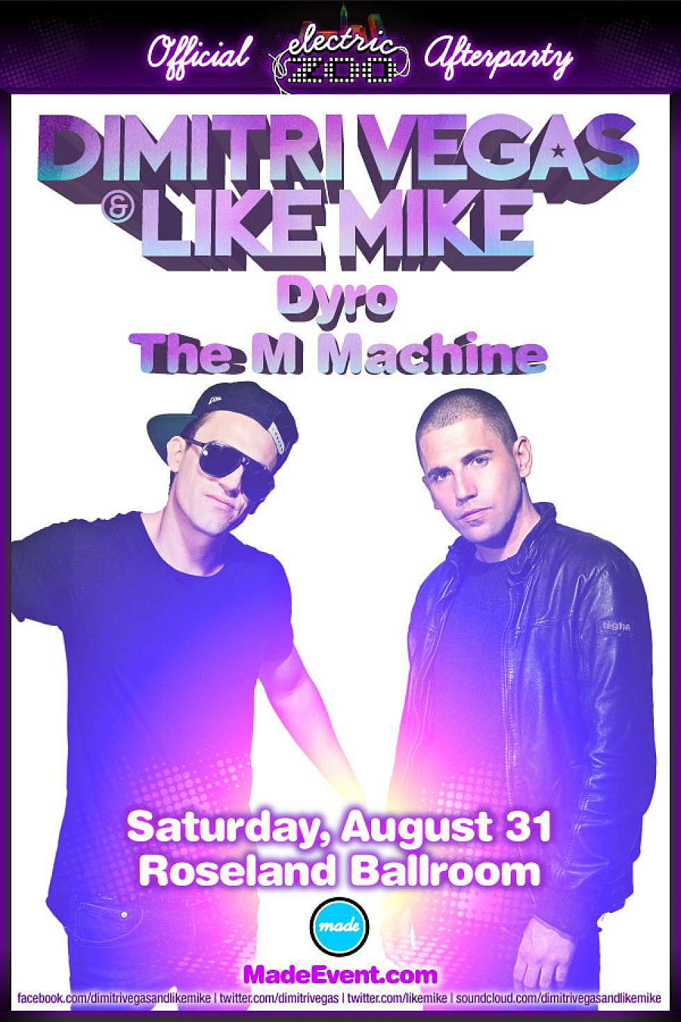 CONTEST: Win tickets to The M Machine at Roseland Ballroom 8/31