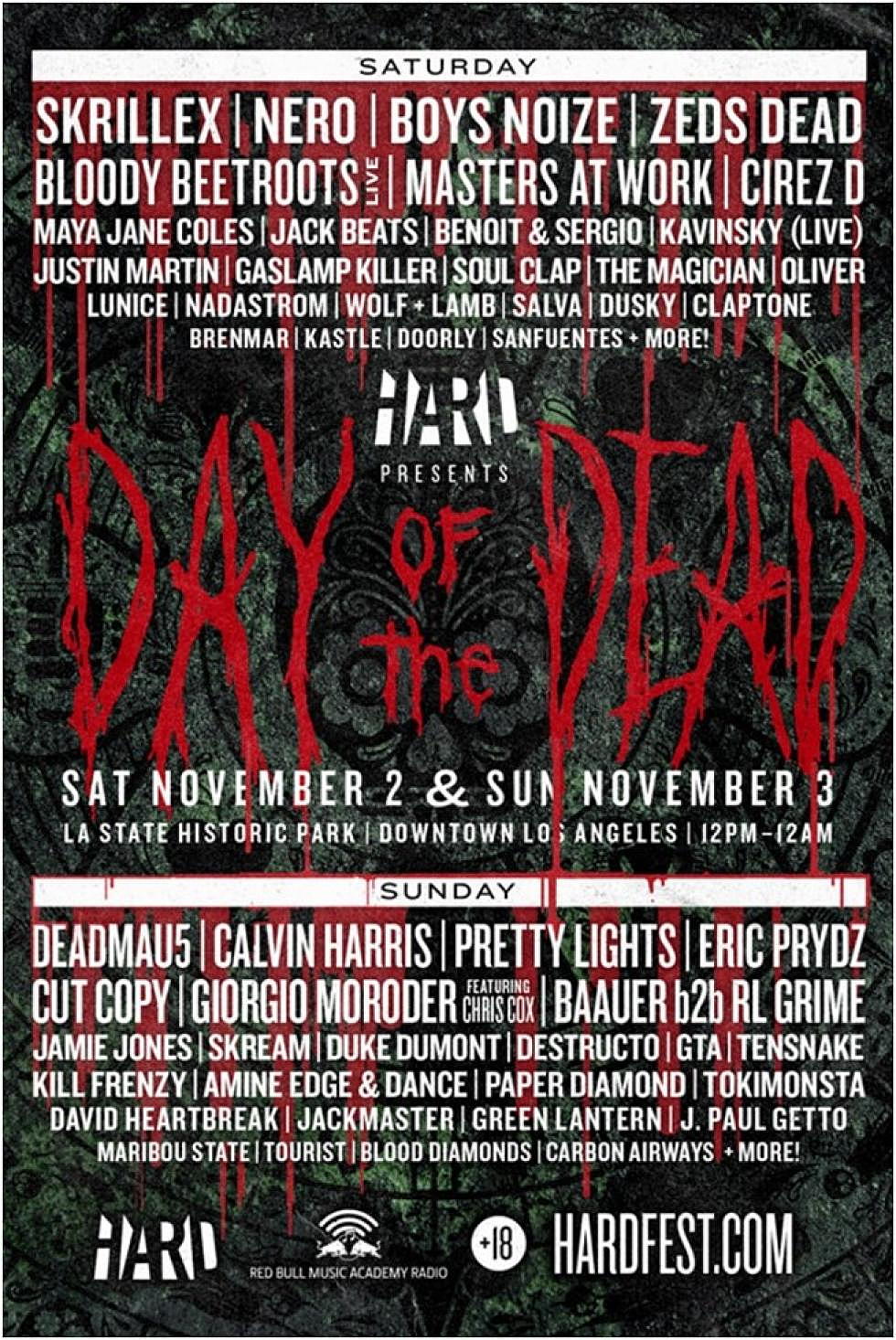 HARD &#8220;Day Of The Dead&#8221; announces 2013 lineup