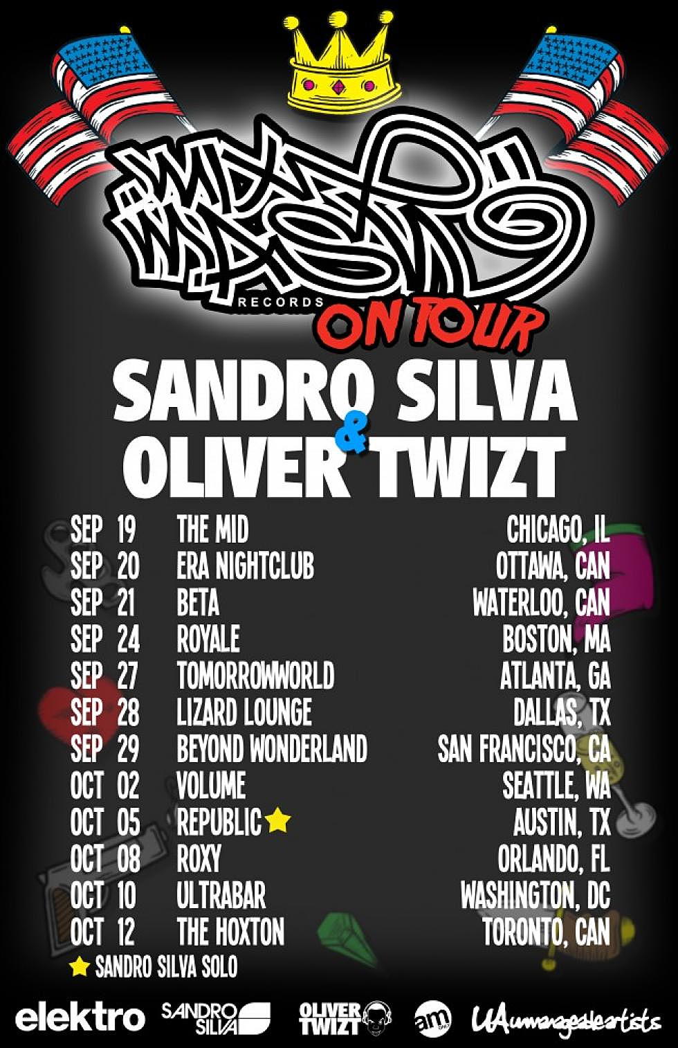 Mixmash Records On Tour featuring Sandro Silva and Oliver Twizt