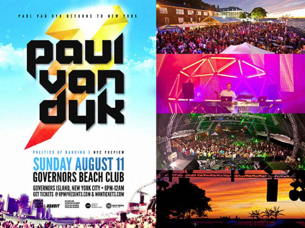 CONTEST: Win a pair of VIP tickets for Paul Van Dyk @ Governor&#8217;s Beach Club, Sunday 8/11