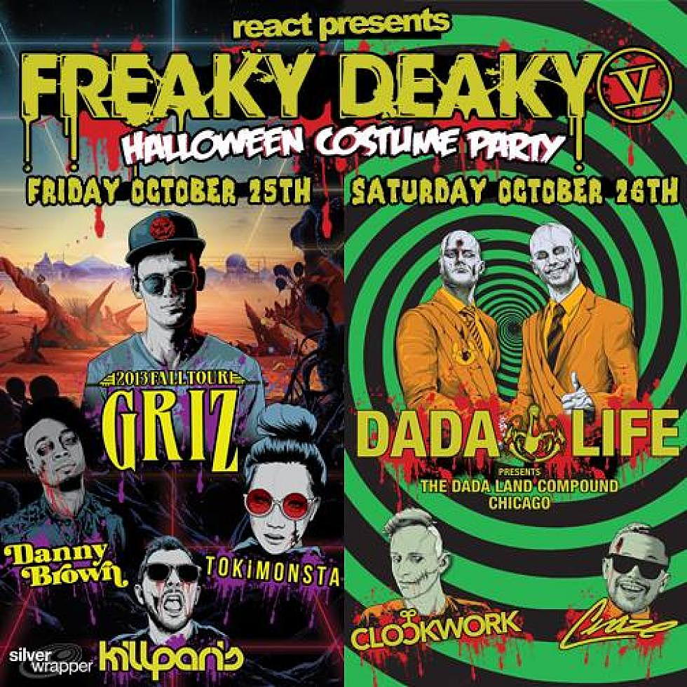 Freaky Deaky Chicago with Dada Life, Griz, Killparis, Tokimonsta, and more