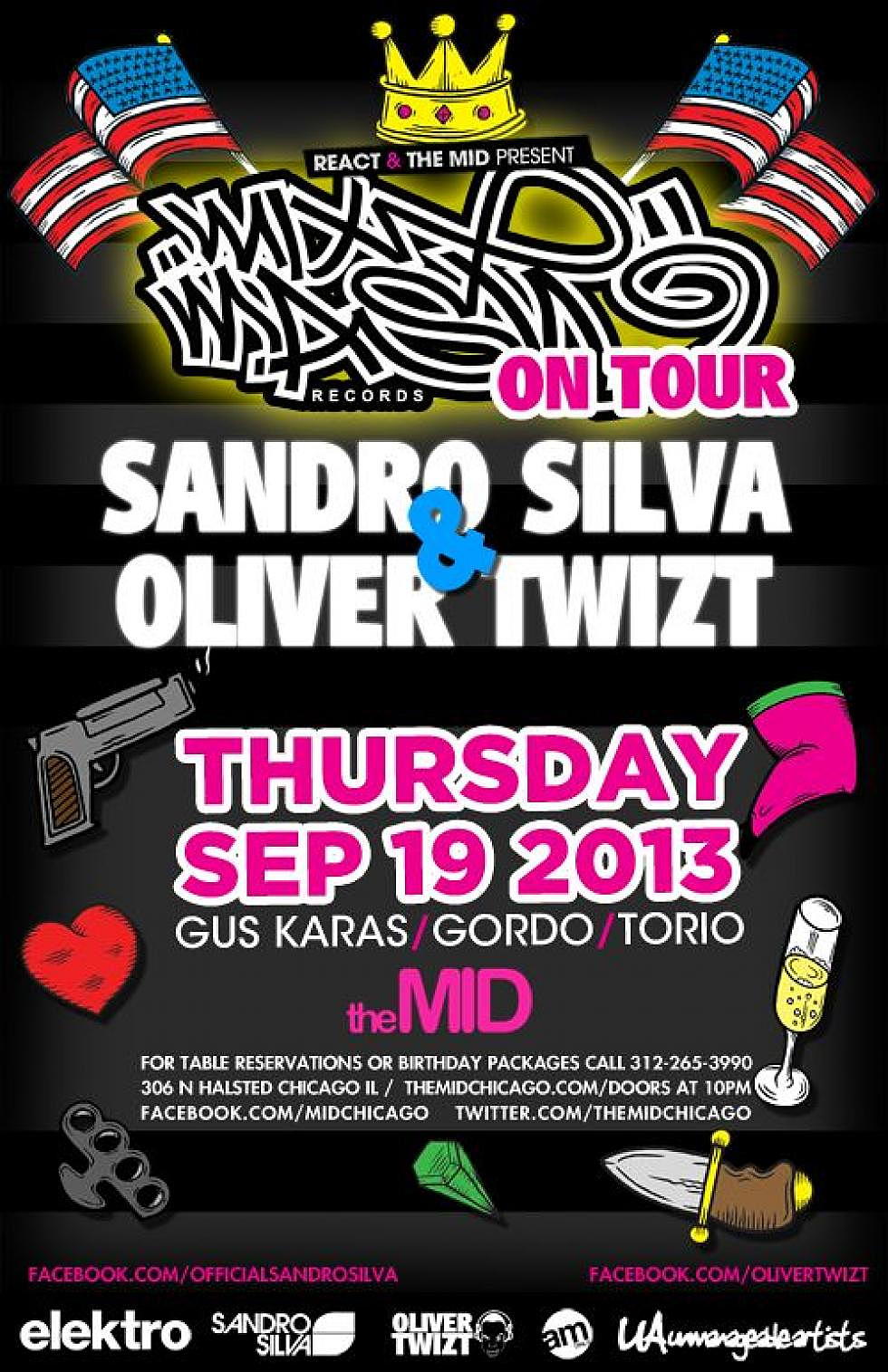 CONTEST: Win a meet &#038; greet with Sandro Silva &#038; Oliver Twizt @ The Mid, Chicago 9/19