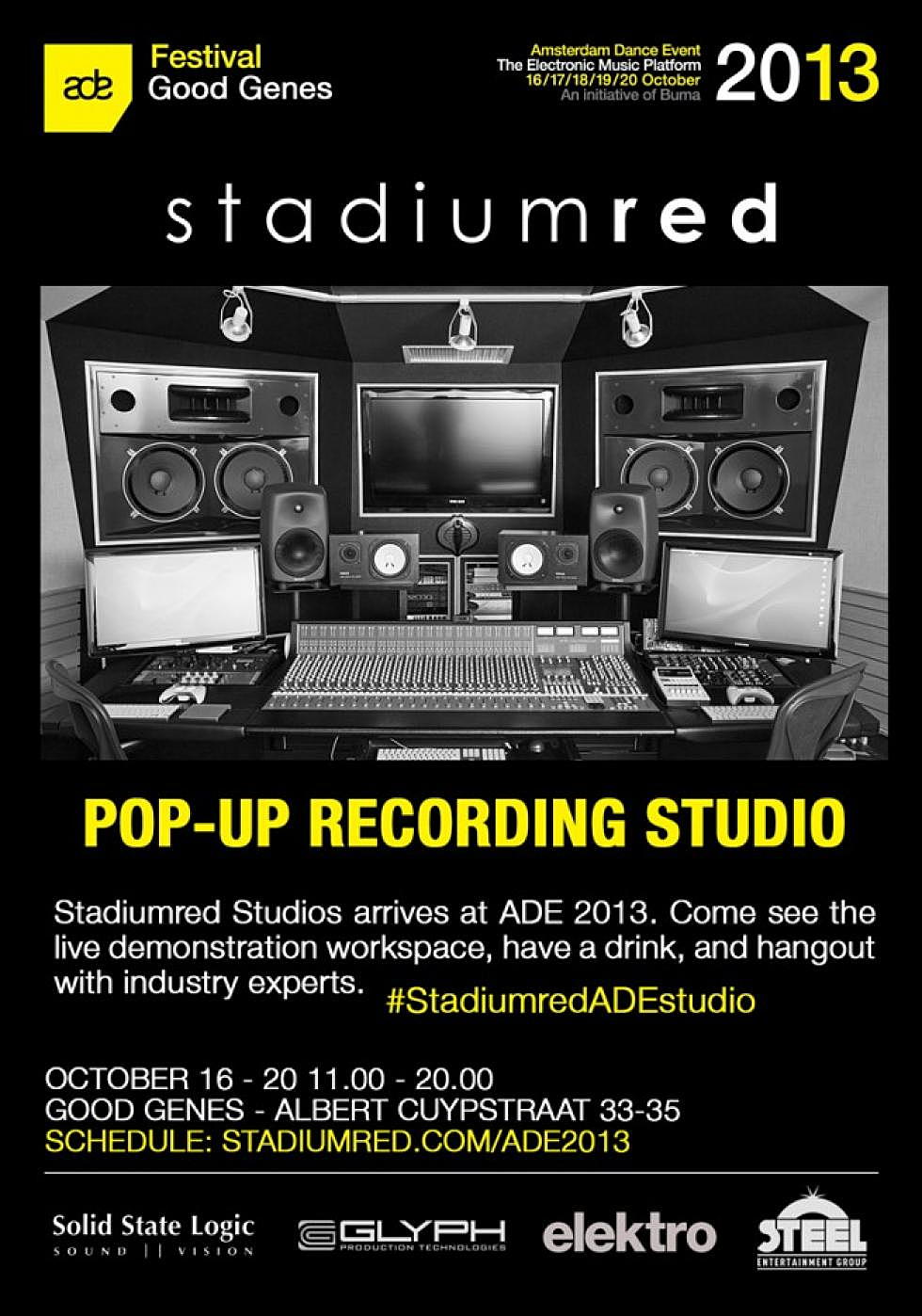 elektro x StadiumRed ADE Pop-up Studio