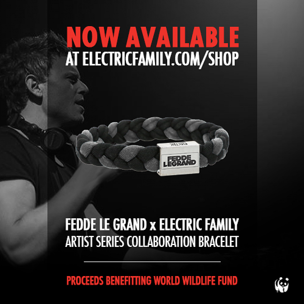 Fedde Le Grand joins the Electric Family &#8211; Bracelet available now!