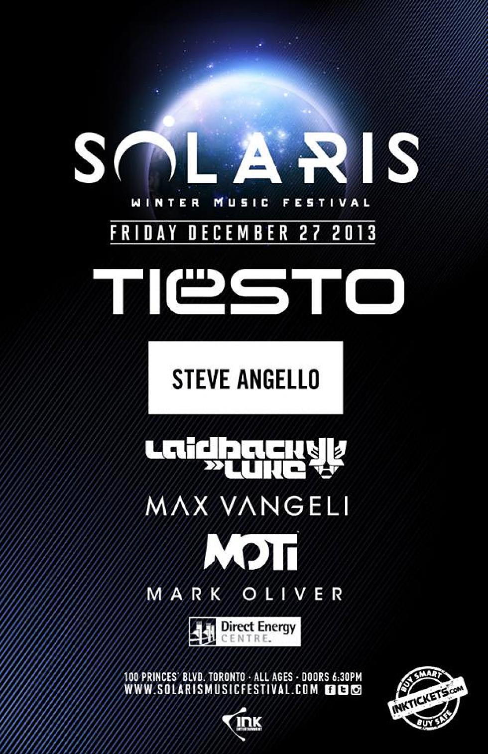 #elektroNYE: Solaris Music Festival, Toronto 12/27 GIVEAWAY