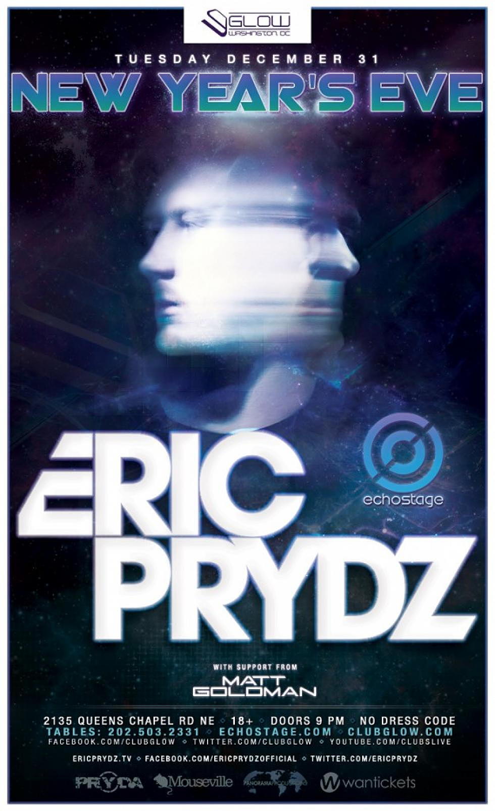 #elektroNYE: Eric Prydz @ Echostage DC, Giveaway12/31